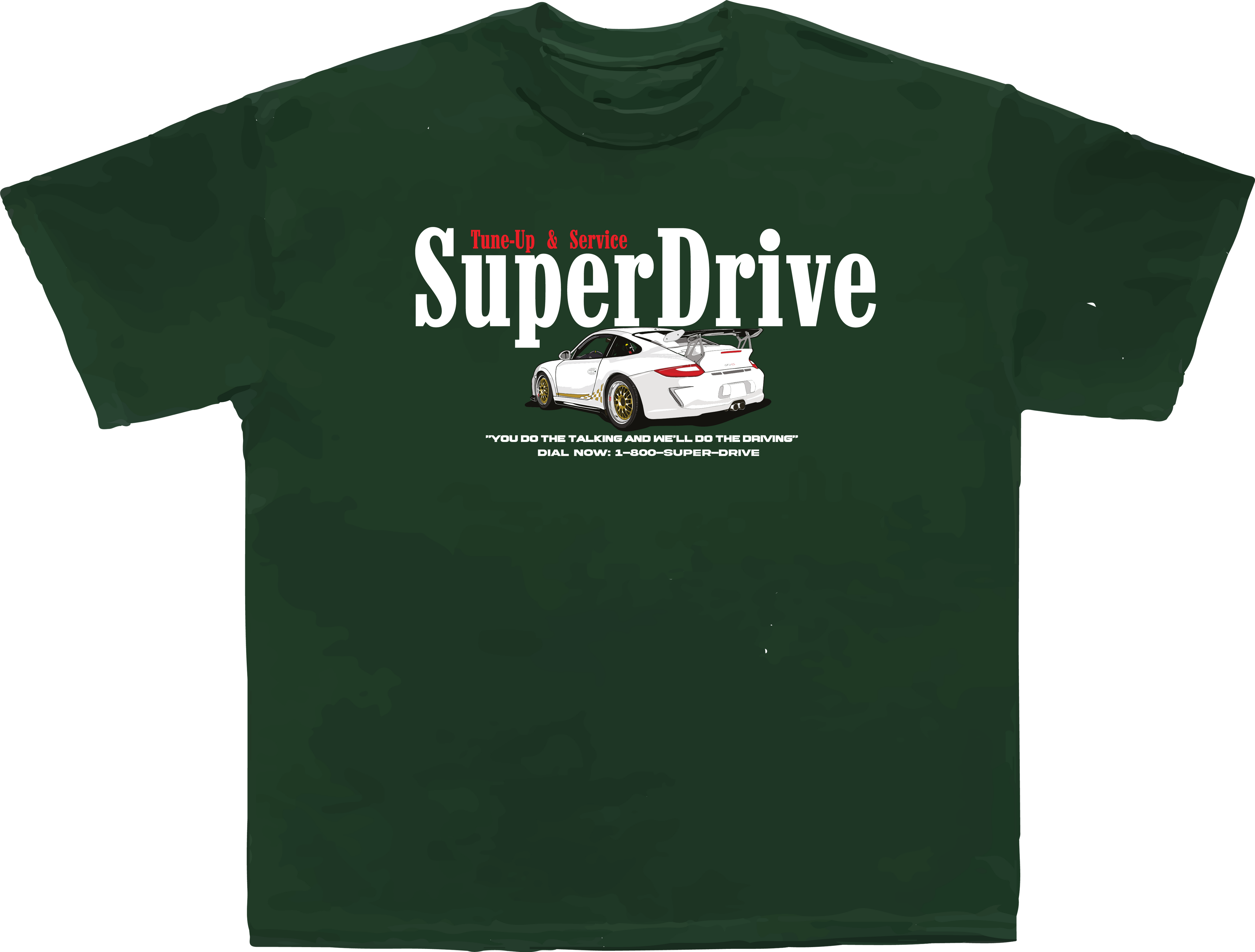 Superdrive tune up 997 Porsche tee // 750 Entries