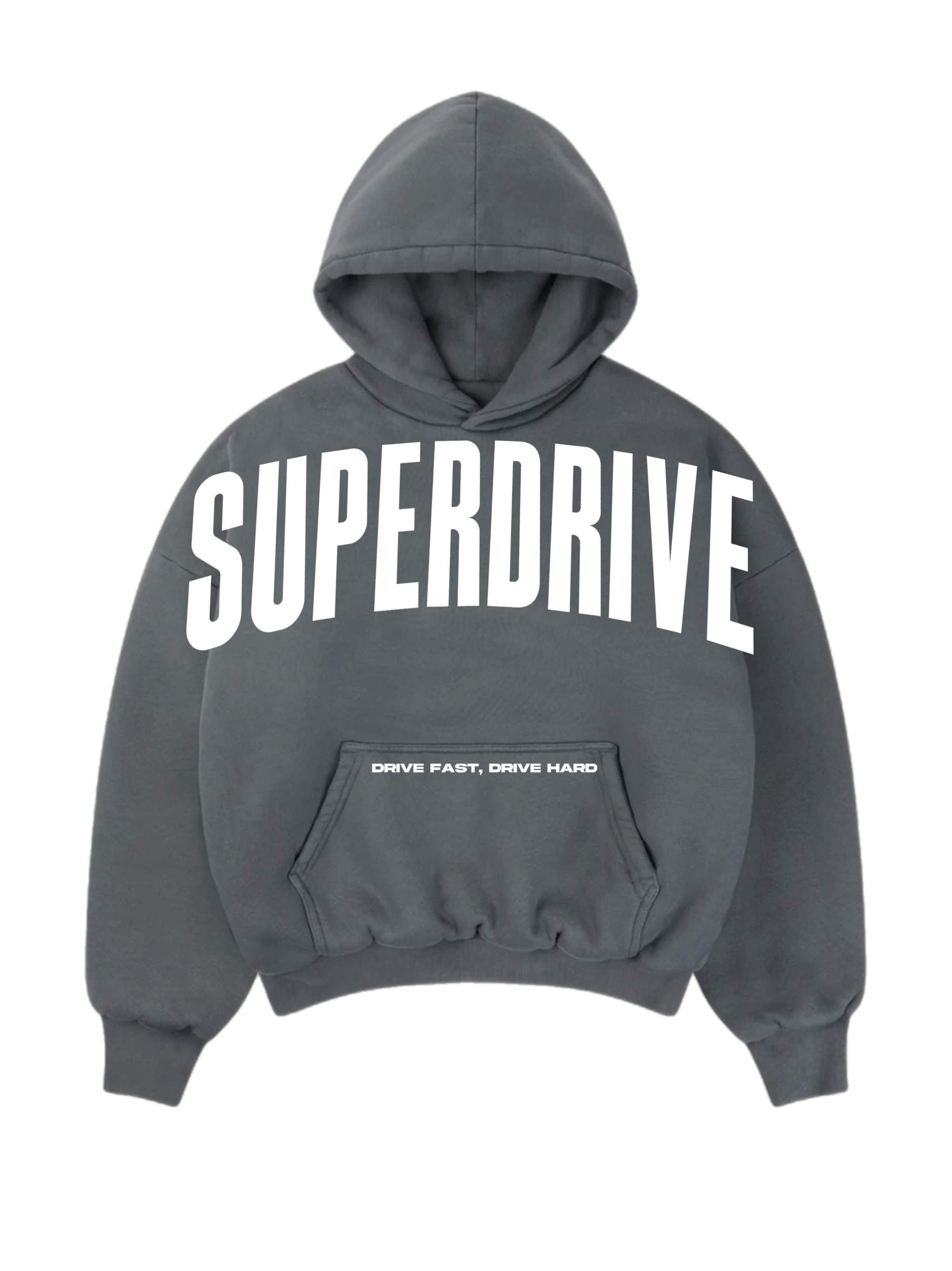 SuperDrive overprint hoodie