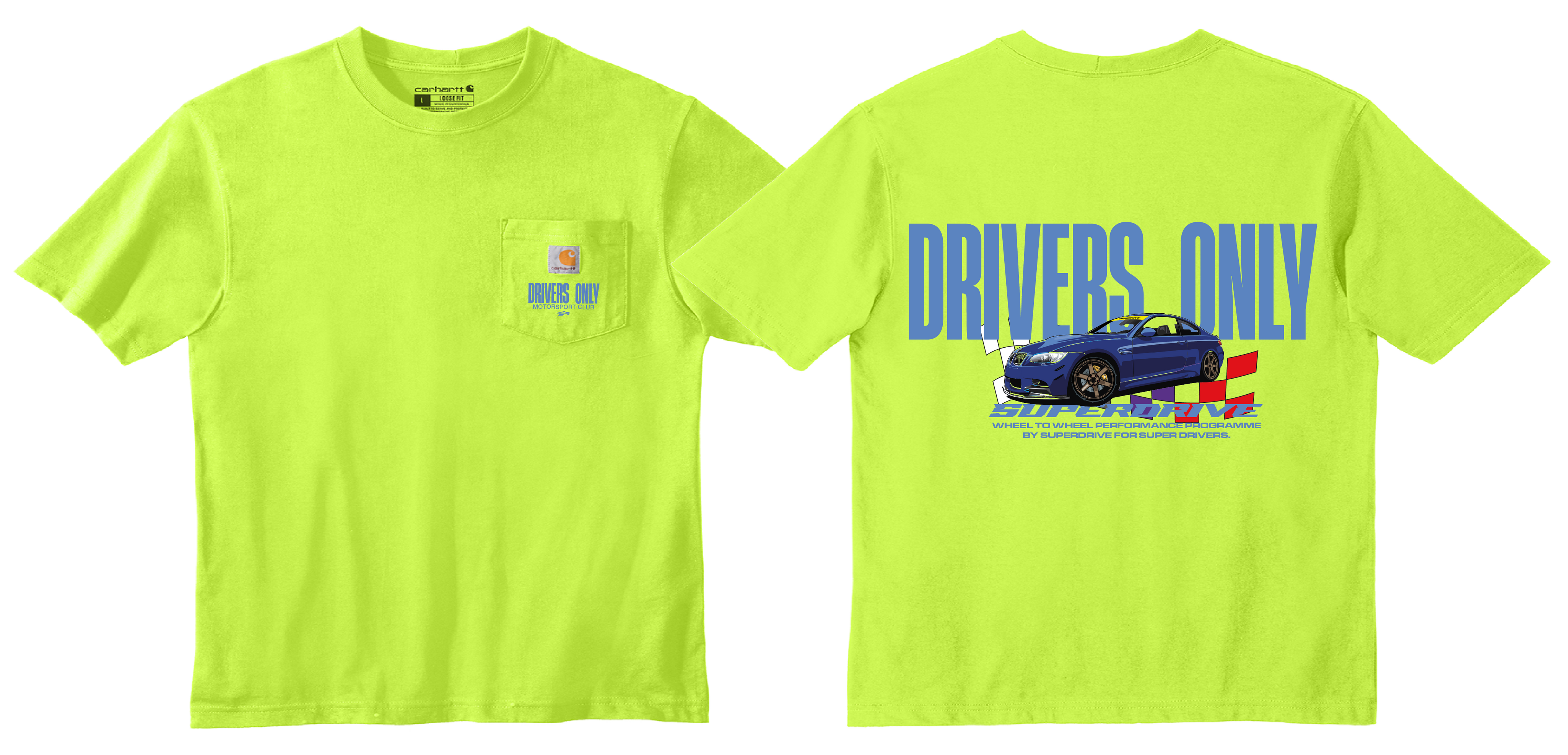 Super CARHARTT E92 M3 Drivers Only Tee