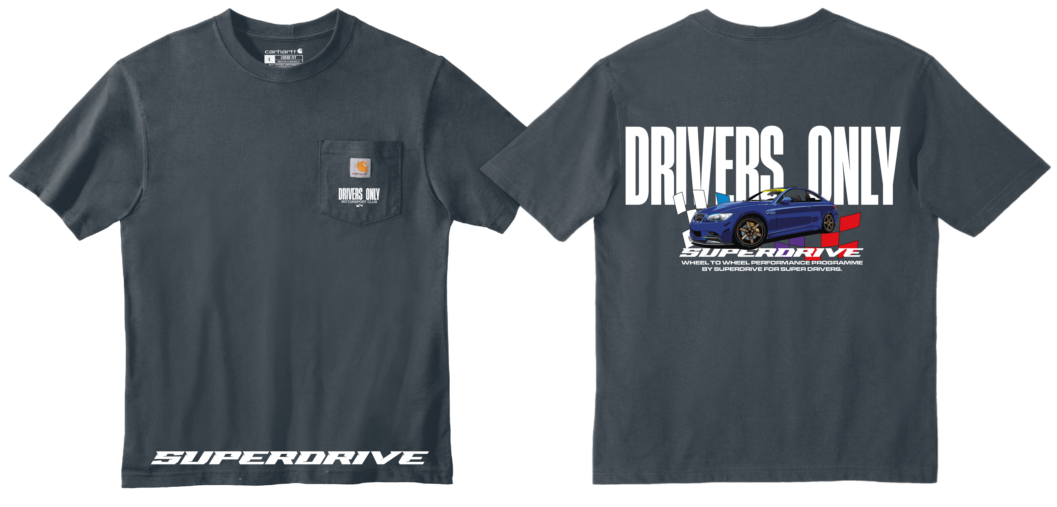 Super CARHARTT E92 M3 Drivers Only Tee